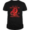 Yes I’m A South African Girl Yes I Can Drive A Stick Witch Blood Moon Halloween shirt
