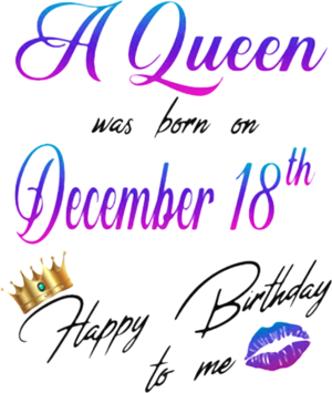 A Queen Was Born On December 18th Happy Birthday To Me Lip Crown shirt