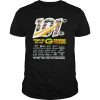 Green Bay Packer 101 Years Of 1919 2020 Thank You For The Memories Signatures shirt