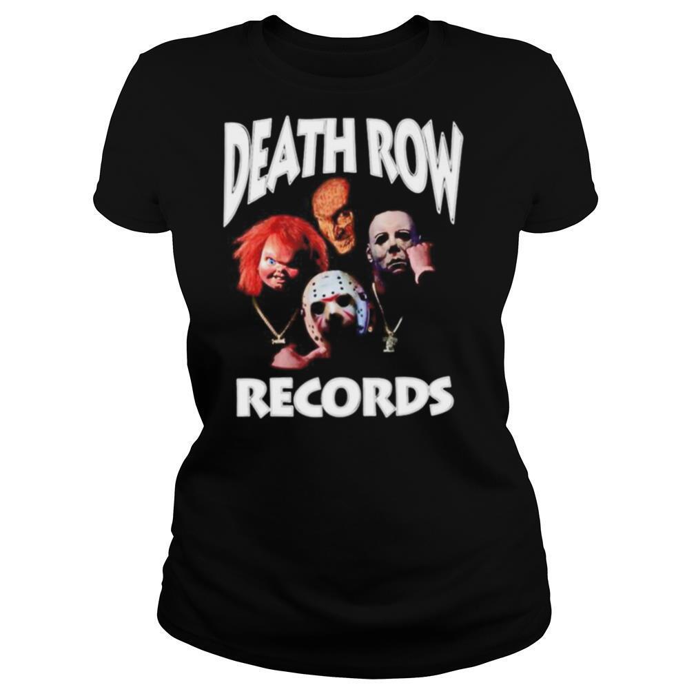Explanation groove spiritual Horror movie characters death row records shirt
