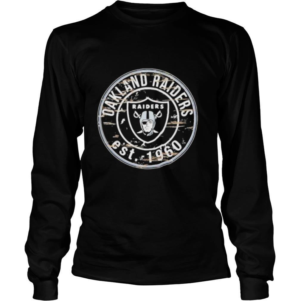 Oakland raiders est 1960 logo shirt