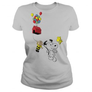 Snoopy And Charlie Brown Woodstock Balloon shirt