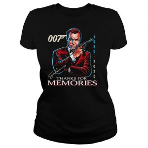 007 1930 – 2020 Signature Thanks For Memories shirt