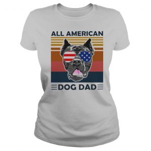 All American Dog Dad Vintage Retro shirt