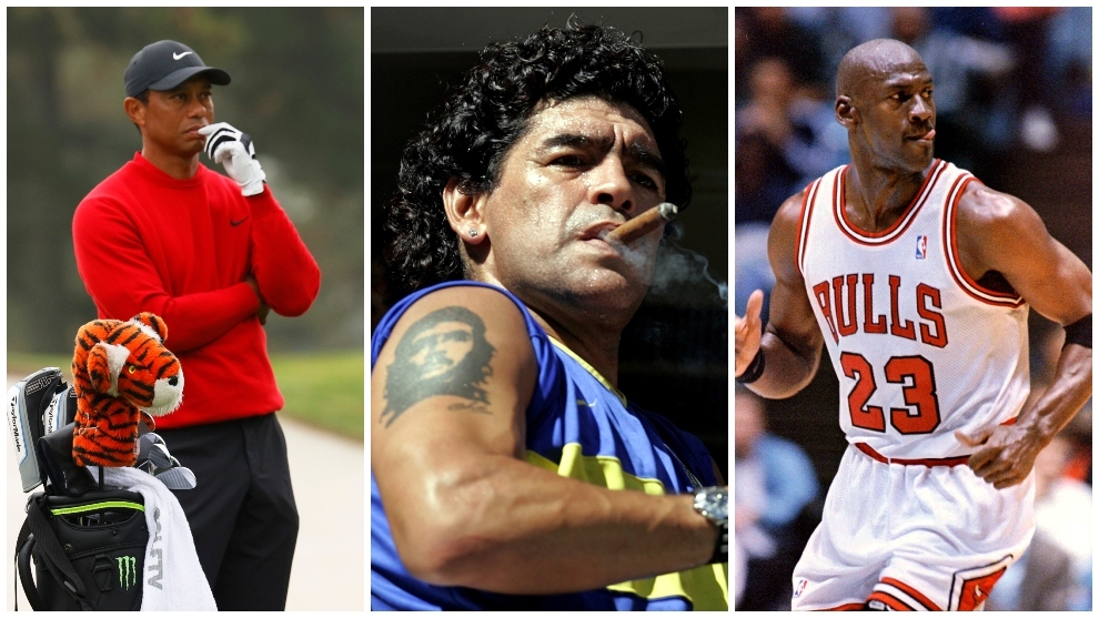 Maradonas frustrated dream meeting Michael Jordan and Tiger Woods
