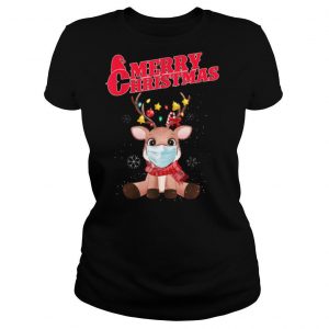 Merry Christmas 2020 Reindeer Mask Matching Family shirt