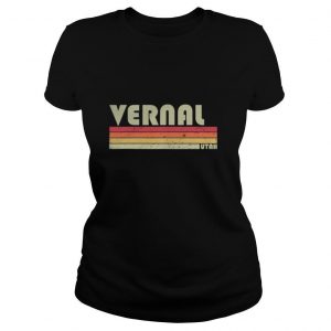 Retro 80s Style Vernal UT Utah shirt