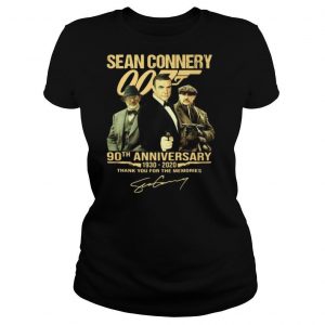 Sean Connery 007 90th Anniversary 1930 2020 Thank You For The Memories Signature shirt