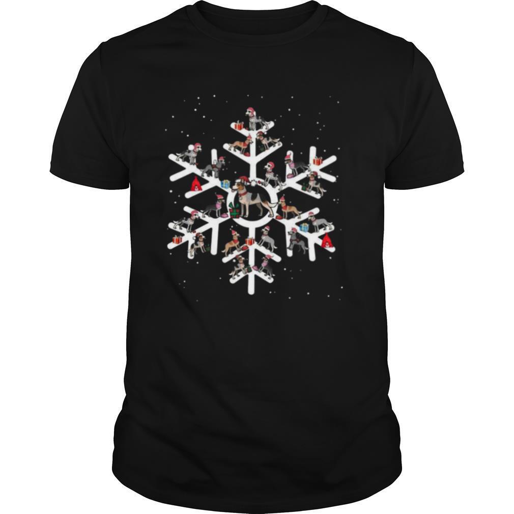 Ancient Dog Breeds Snowflake Christmas shirt