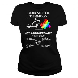 Dark Side Of The Moon 46th Anniversary 1973 2020 Signuature Pink Floyd Lgbt shirt