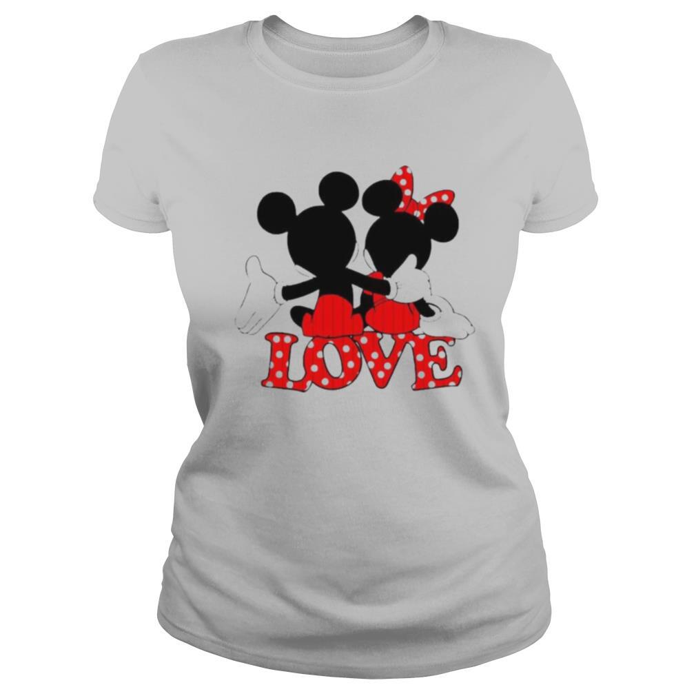 Disney Valentines Mickey Minnie Love Hug shirt