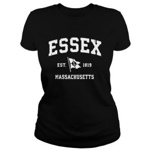 Essex Ma Vintage Nautical Boat Anchor Flag shirt