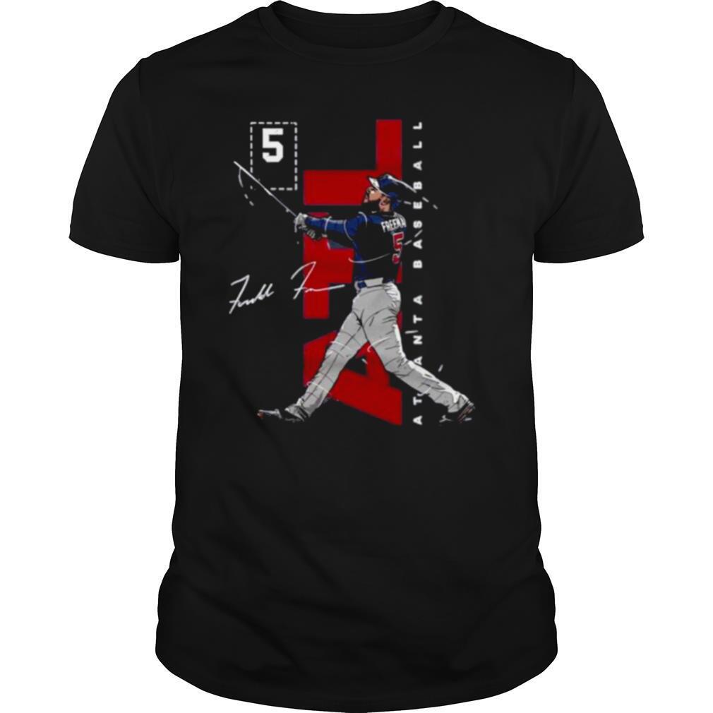Freddie Freeman 5 For Atlanta Braves Baseball Signature shirt