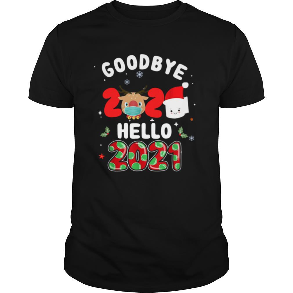 Goodbye 2020 Toilet Paper Santa Hello 2021 shirt