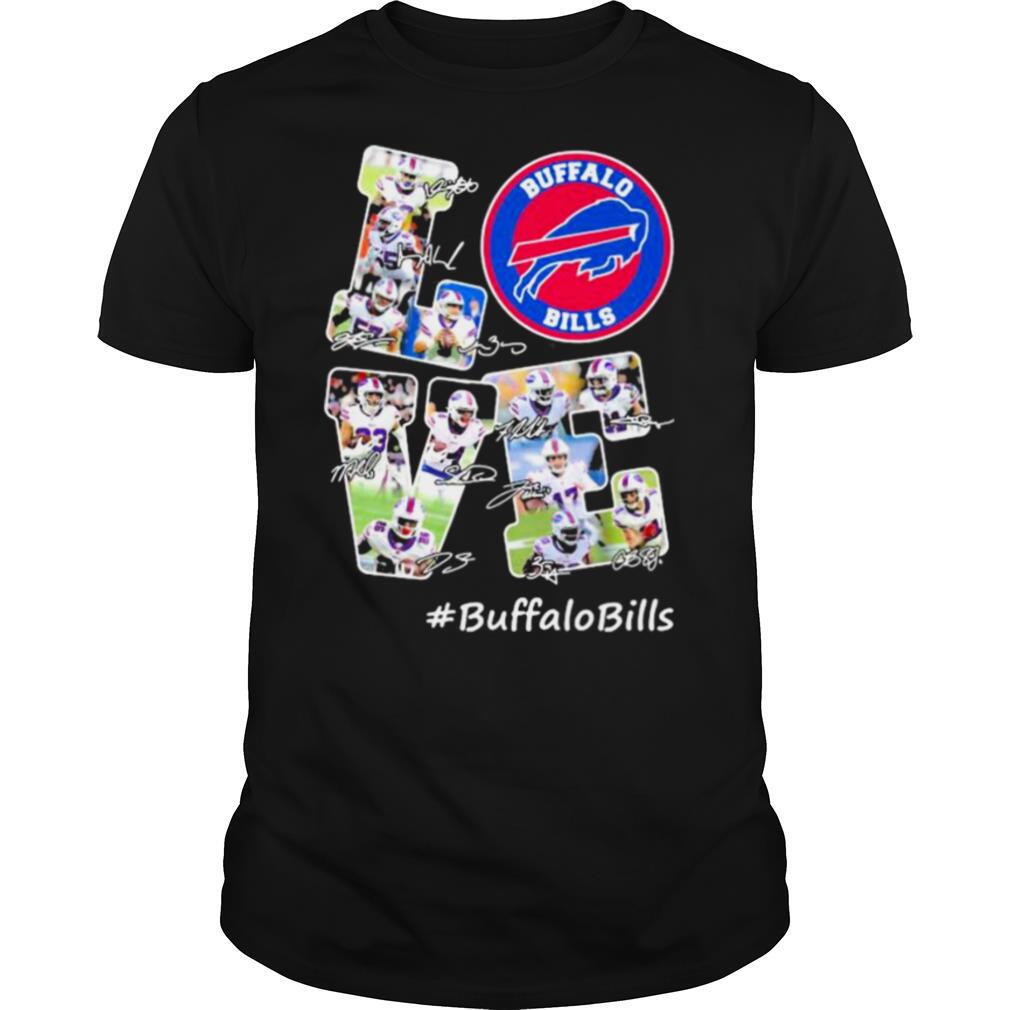 Love Buffalo Bills Signature Football Team shirt