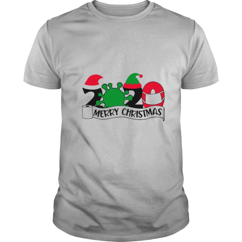 Merry Christmas 2020 Santa Elf Coronavirus shirt