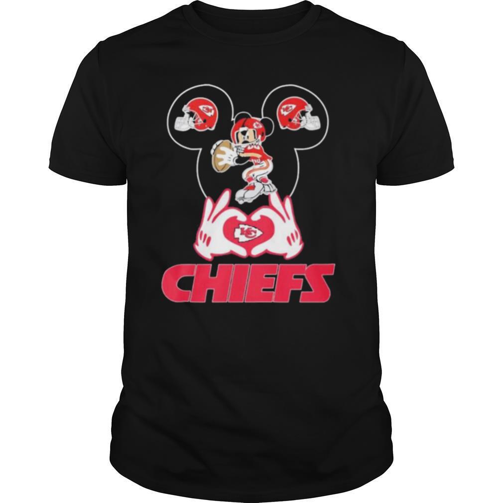 Mickey Mouse love Kanna City Chiefs 2021 shirt