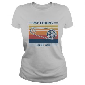 My Chains Free Me Cycling Vintage shirt