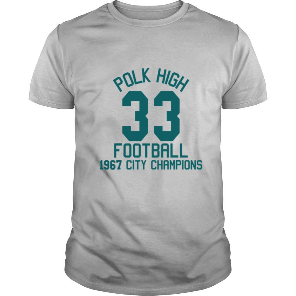 Polk High School Football City Champions 1967 Jersey shirt