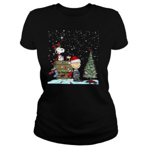 Reindeer Snoopy Santa Charlie Brown and Woodstock Christmas shirt