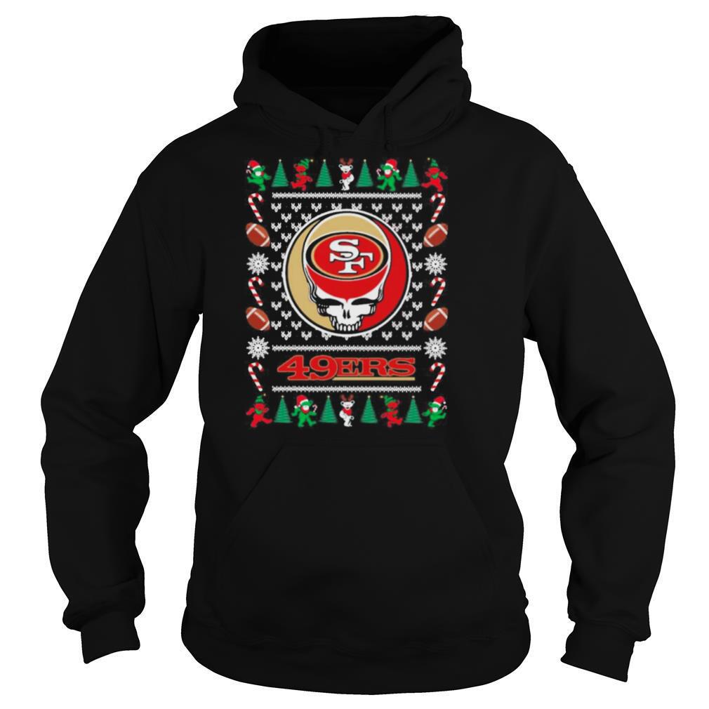 San Francisco 49ers Grateful Dead Ugly Christmas shirt