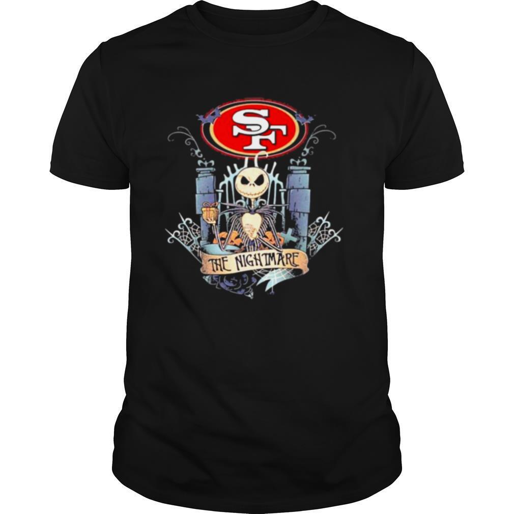 San Francisco 49ers Jack Skellington The Nightmare shirt