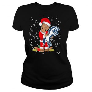 Santa Baby Groot Hug Indianapolis Colts Christmas shirt
