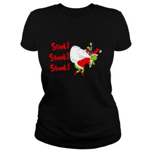Santa Claus Grinch Stink Stank Stunk Merry Christmas shirt