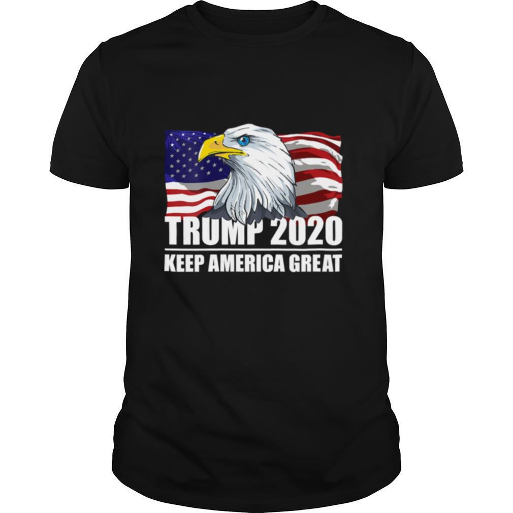 Trump 2020 Keep America Great USA Flag US Elections 2020 shirt