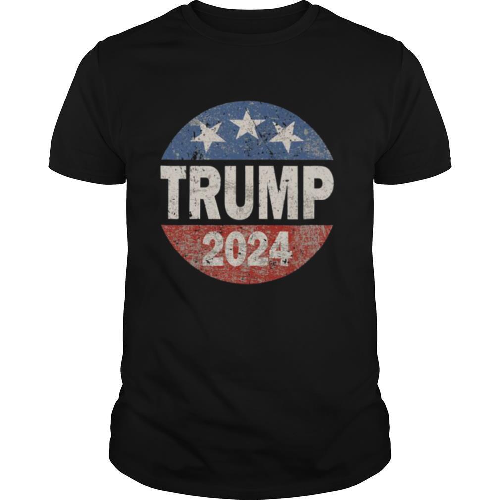 Trump 2024 American flag shirt