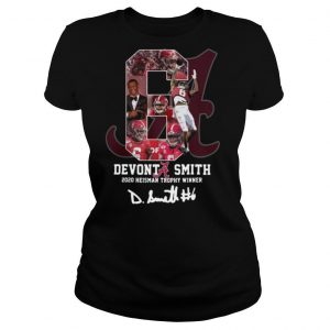 6 Devonta Smith 2020 Heisman Trophy WInner Signature shirt