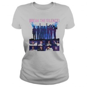 Break the silence bts band signatures shirt