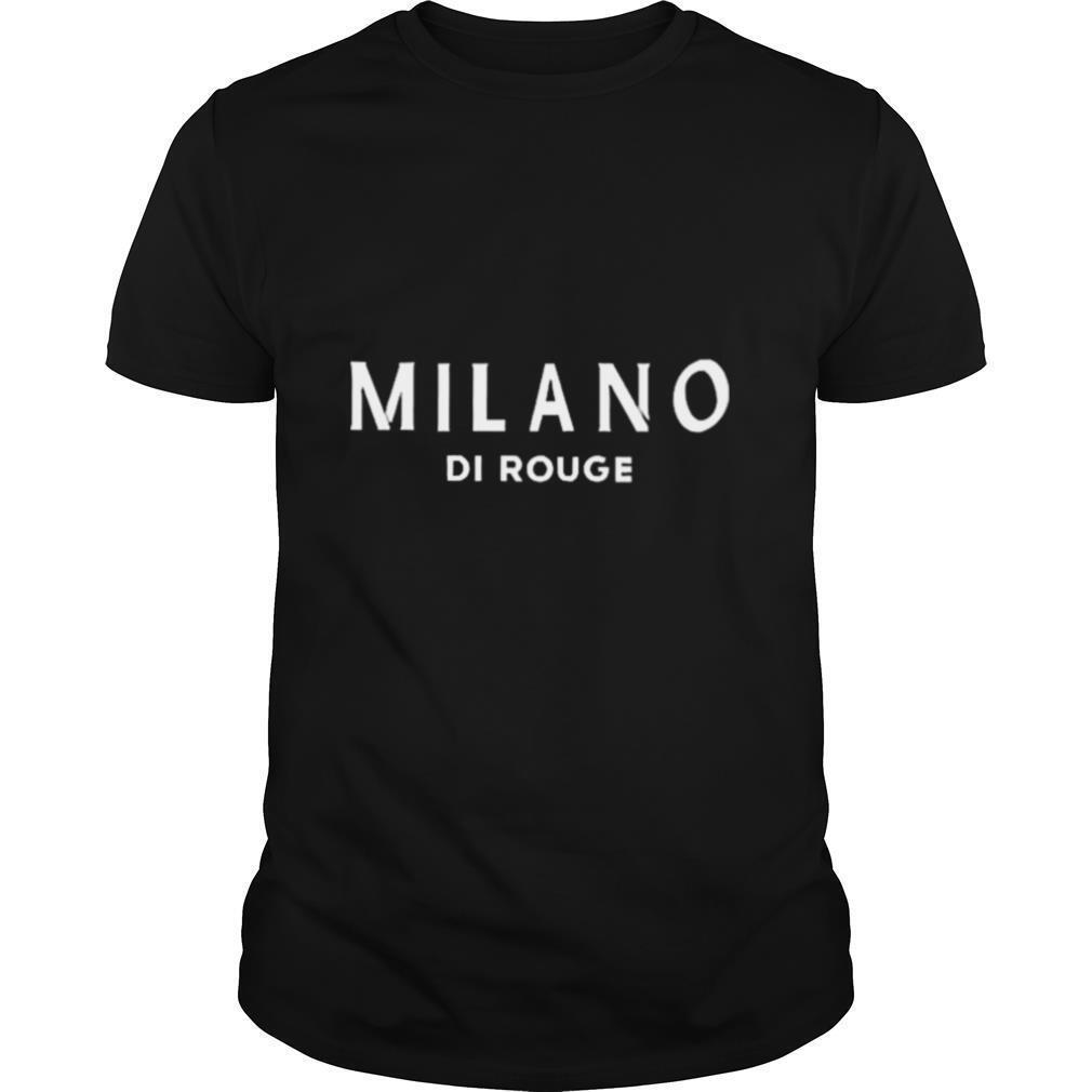 Milano shirt milano di rouge shirt milano di rouge logo shirt