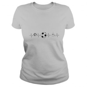 Heartbeat Dog Soccer And Coffee shirt