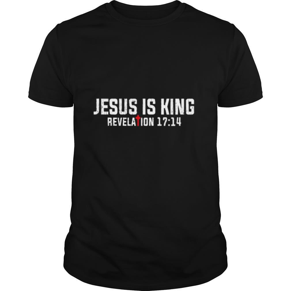 Vintage Bible Scripture Faith Jesus Is King Christian shirt