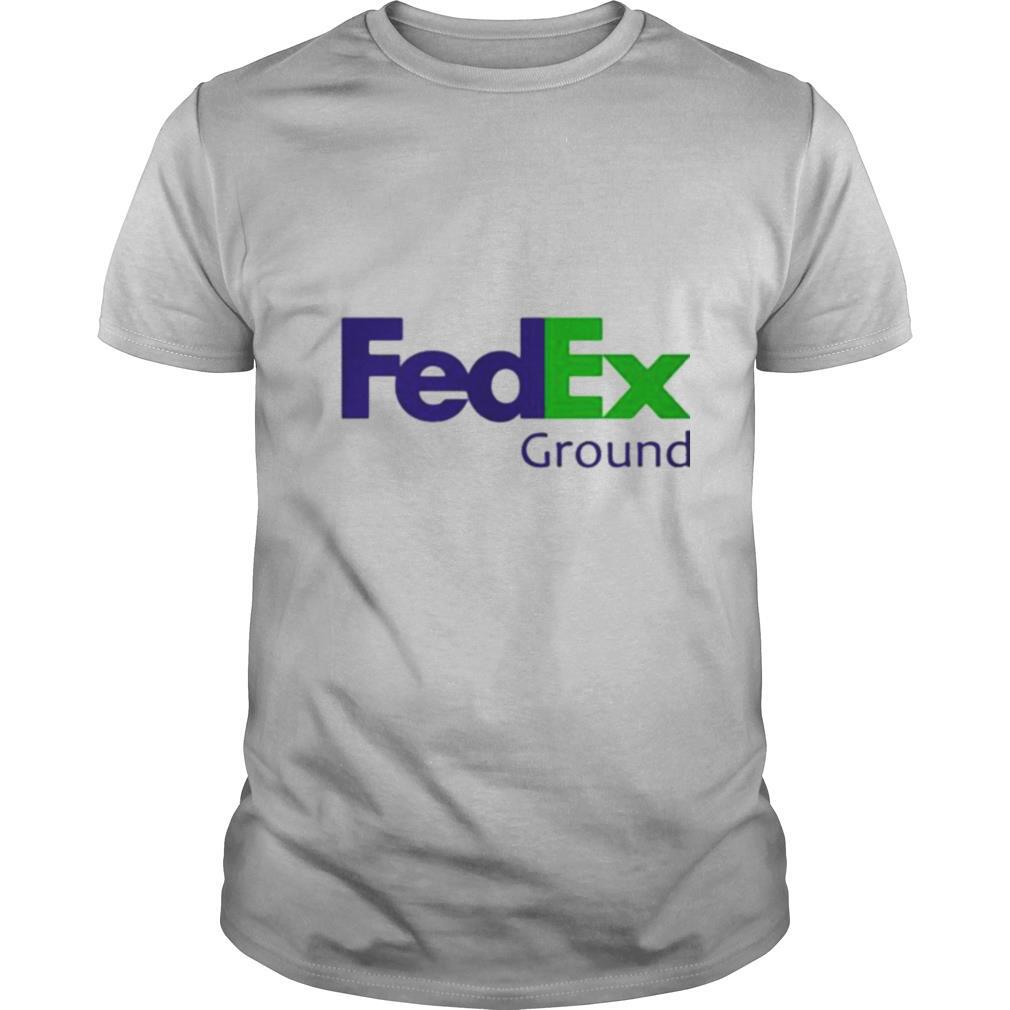 Fedex Ground Logo Blue Green Shirt