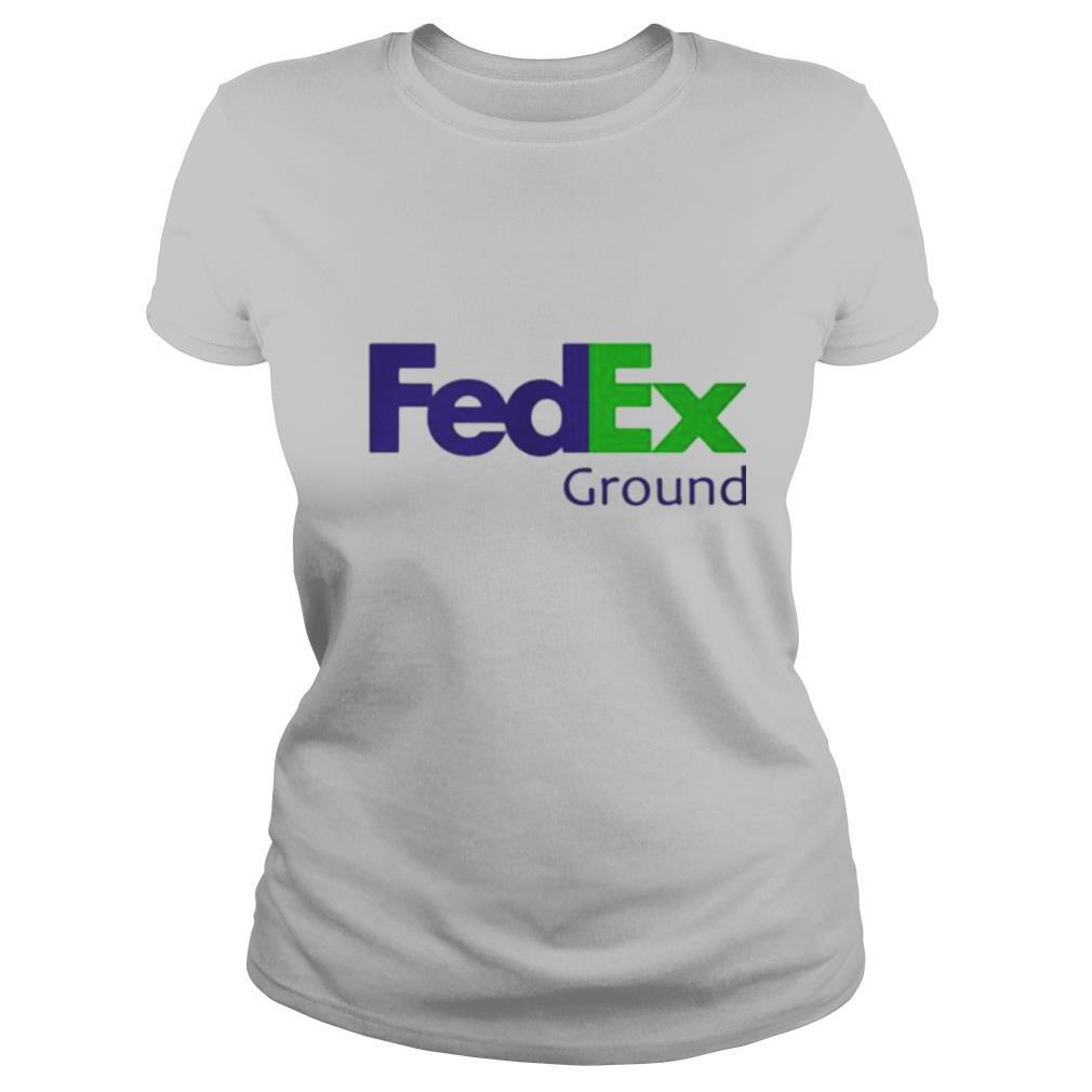 generatie patroon Hertellen Fedex Ground Logo Blue Green Shirt