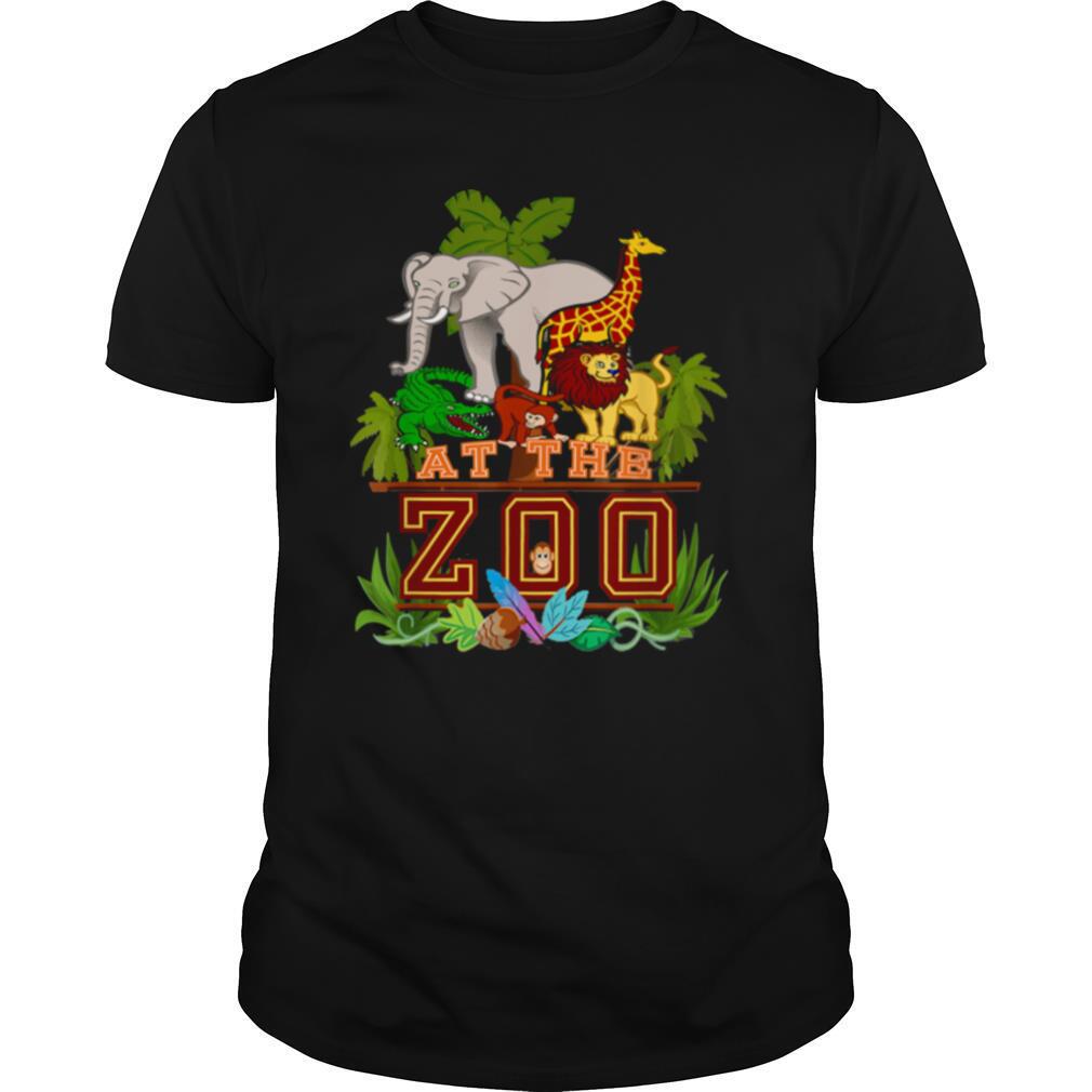 A Day at the Zoo Birthday Party Cute Wild Fun Jungle Animals Shirt