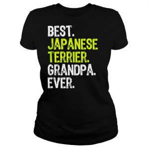 Best Japanese Terrier Grandpa Ever Dog shirt
