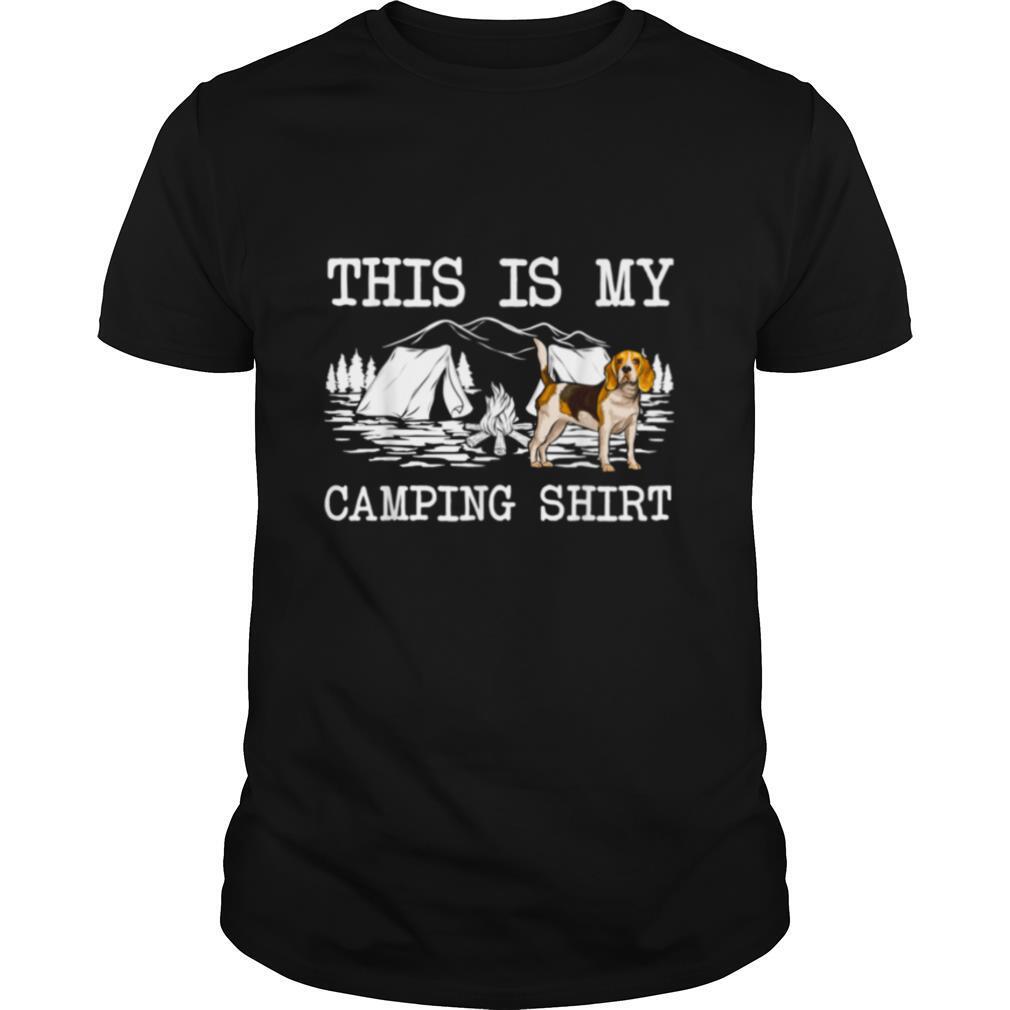 Campfire Beagle Dog This Is My Camping Shirt