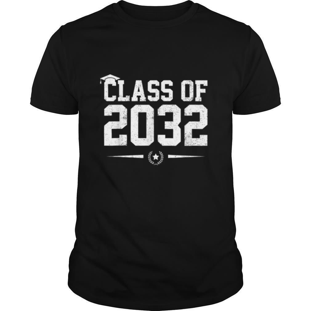 Class Of 2032 Grow With Me Graduation First Day Of School T Shirt