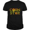 Corn Star Retro Cornhole Team Funny Seventies Vibe Shirt
