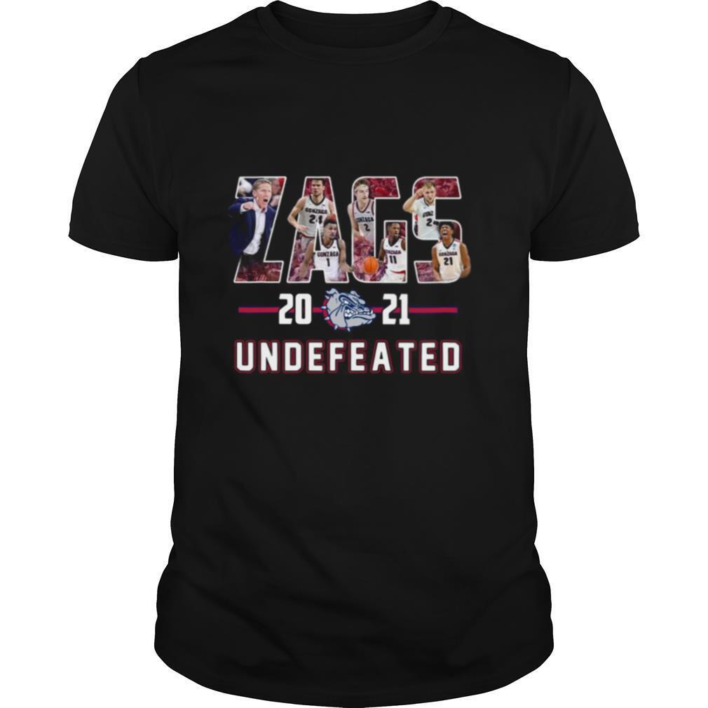 Gonzaga Bulldogs Zags 2021 Undefeated shirt