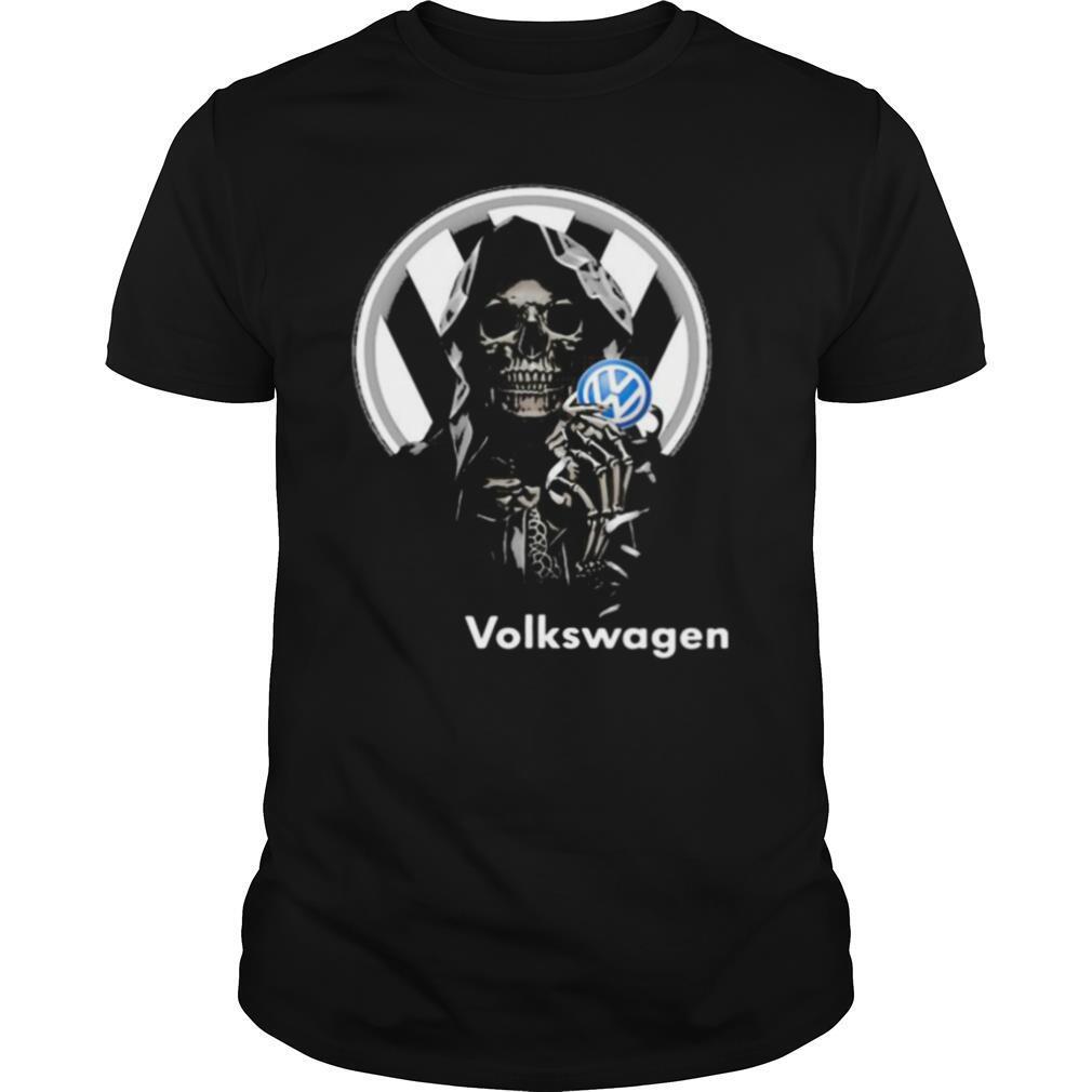 Skull Holding Volkswagen Logo Shirt