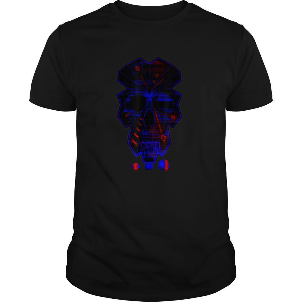 Skull Video Game with SPD T Shirt