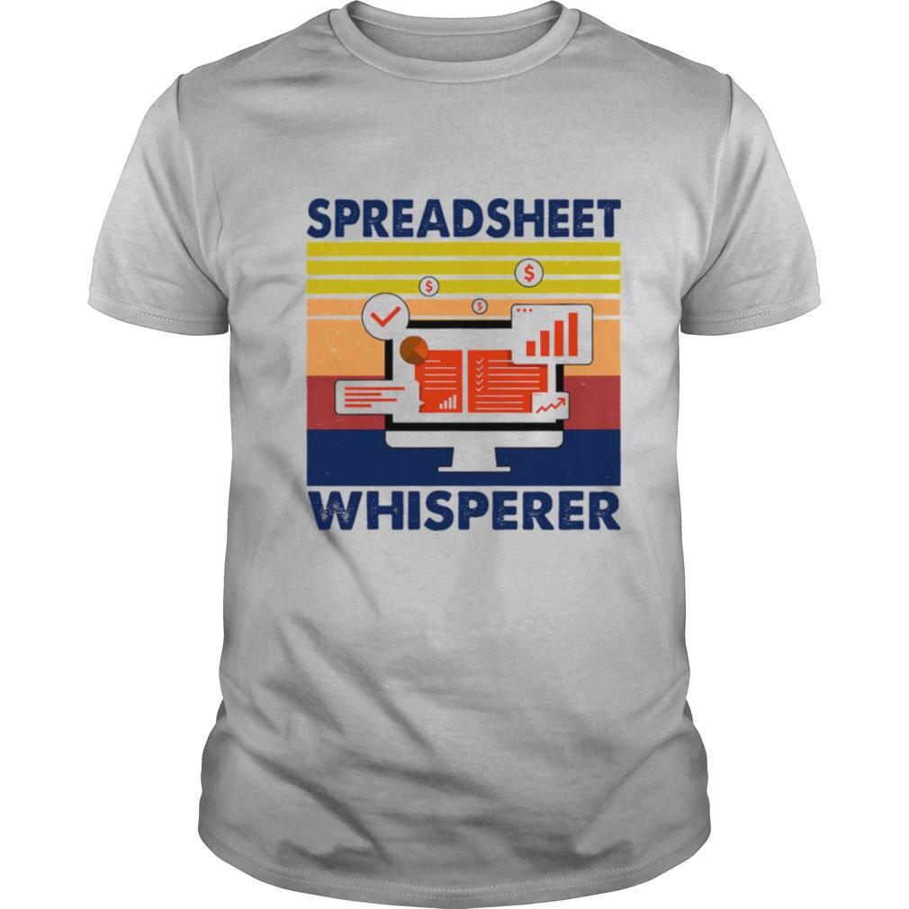 Spreadsheet whisperer vintage shirt