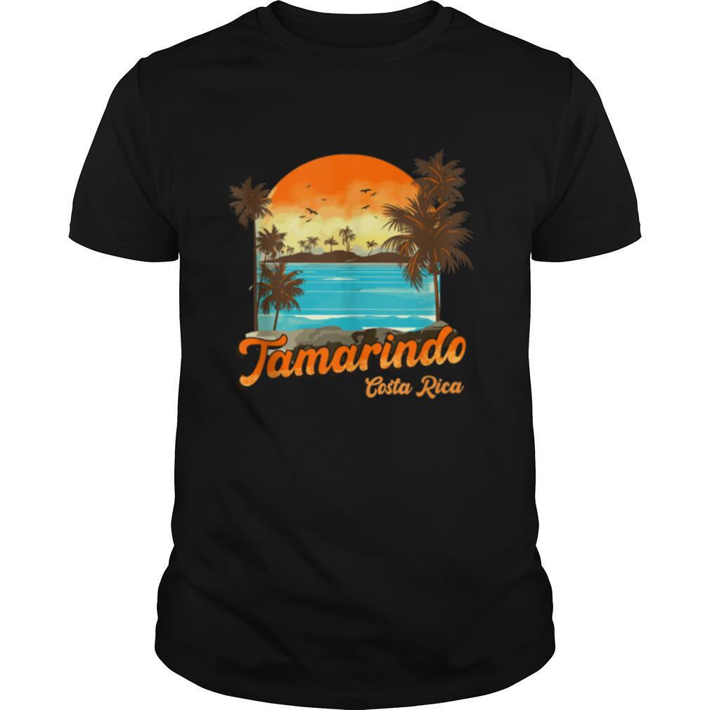 Tamarindo Costa Rica Beach Summer Vacation Palm Trees Sunset Shirt