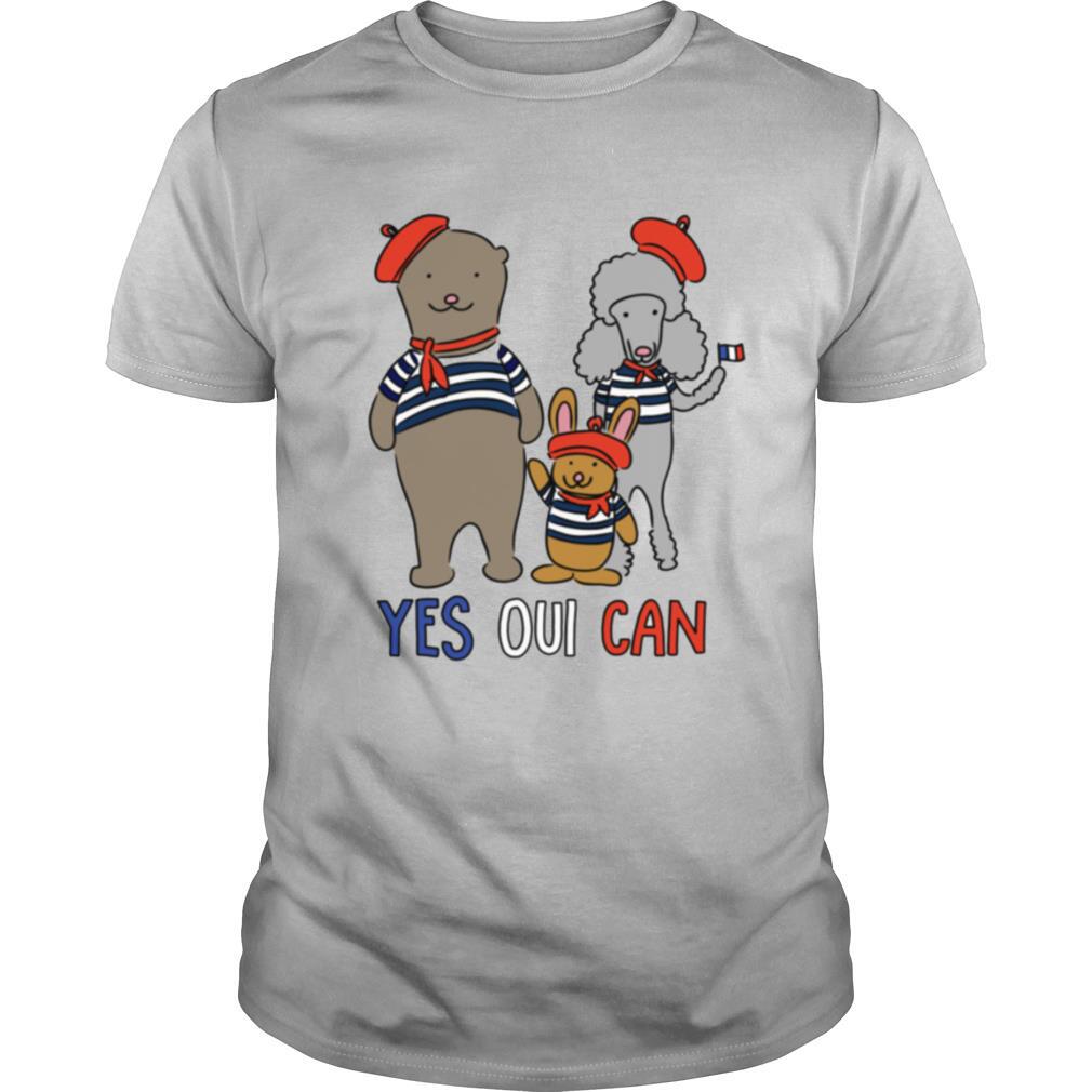 Yes Oui Can French Shirt