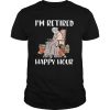 Im retired every hour is happy hour book shirt