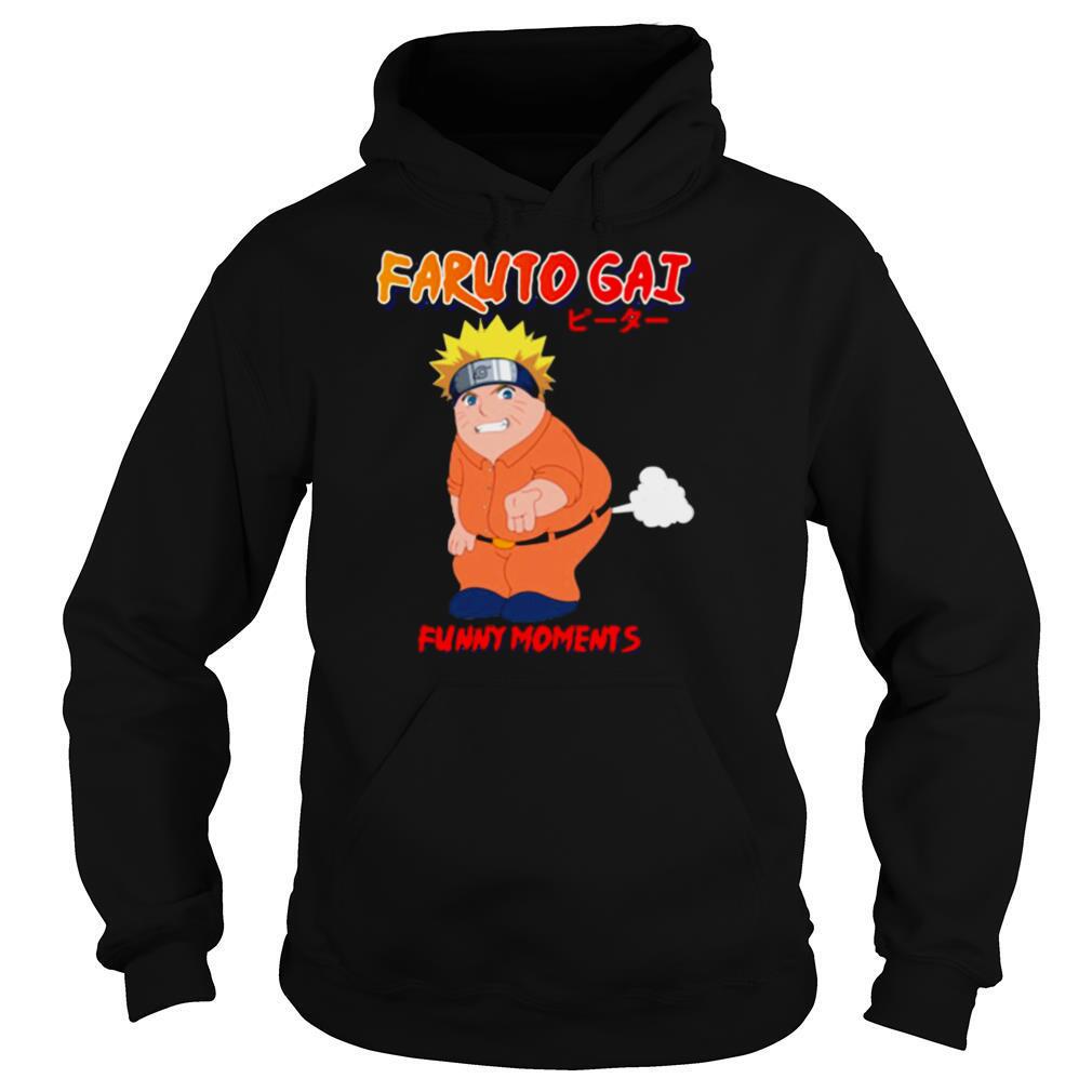 Funny Fat Naruto Faruto Faruto Gai Moment's T shirt